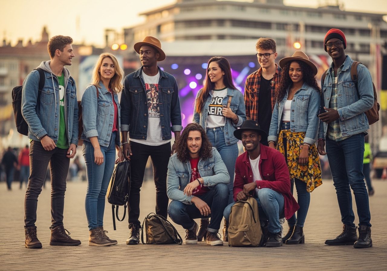 příprava na venkovní koncert s hudebními nástroji a technikou na pódiu