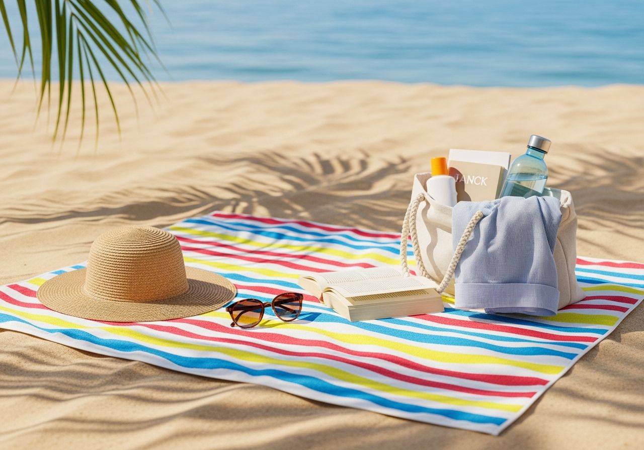 klidná pláž během slunečného dne s mořem a pískem